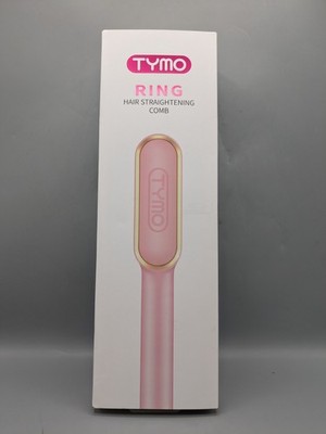 NEW TYMO Ring Hair Straightening Comb in Pink - HC 100R