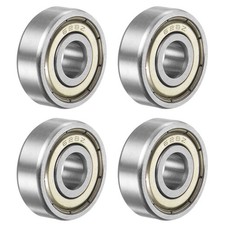 4pcs 628ZZ Deep Groove Ball Bearings, Chrome Steel Z3 Bearing 8 x 24 x 8mm