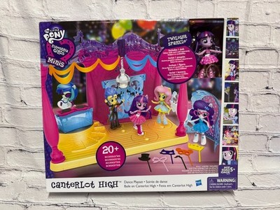 NEW in BOX! MY LITTLE PONY EQUESTRIA GIRLS MINIS CANTERLOT HIGH DANCE PLAYSET
