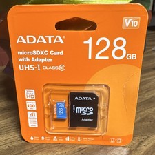 ADATA Premier 128GB MicroSDXC UHS-I Class 10 Card w/ Adapter