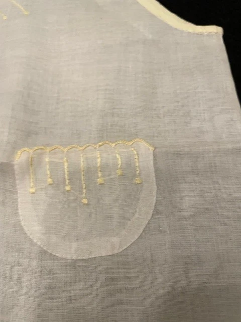 Vnt 1950's Diaper shirt handmade in th Philippines Frame it! - Image 3 of 4