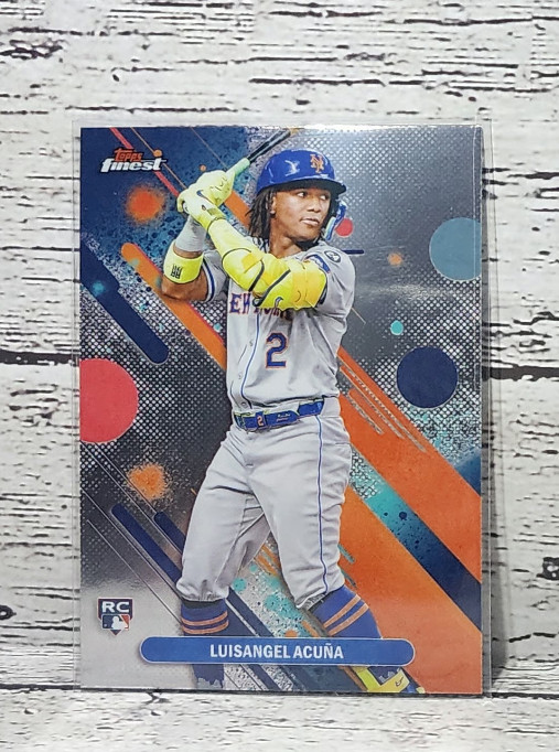 2025 Topps Finest Common Luisangel Acuna RC New York Mets #52