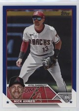 2023 Topps Update Retail Royal Blue Nick Ahmed #US12 tv5