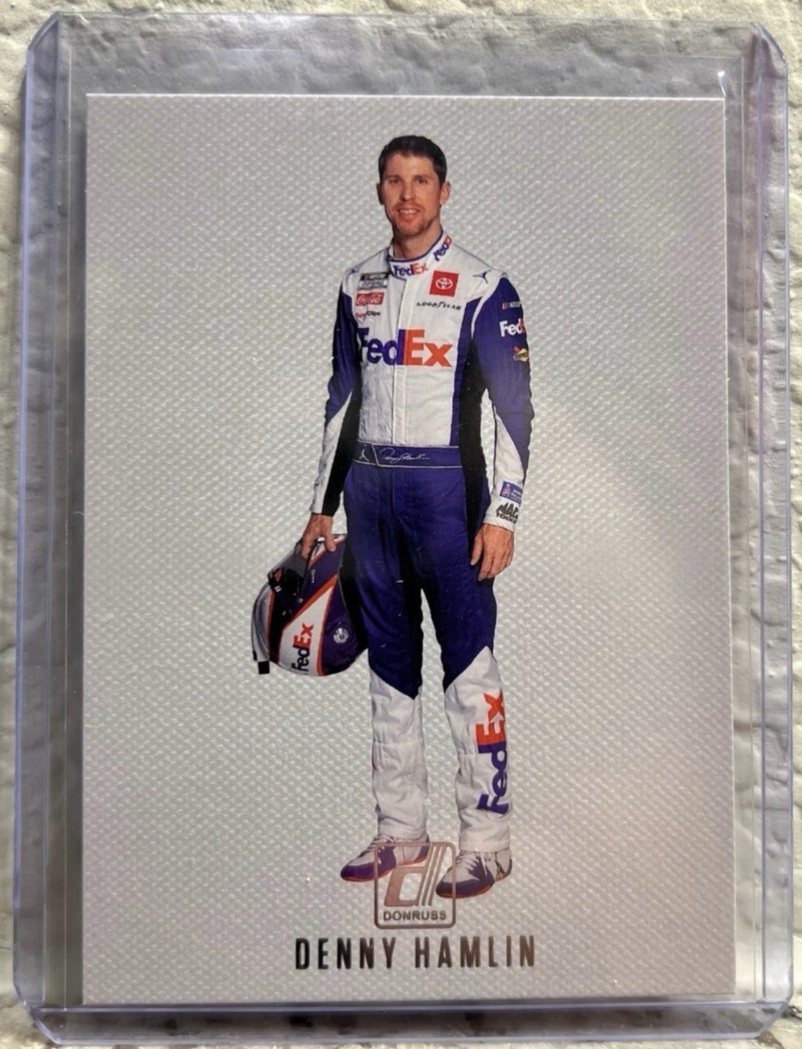 2023 Donruss Racing Blank Slate Denny Hamlin SSP Case Hit