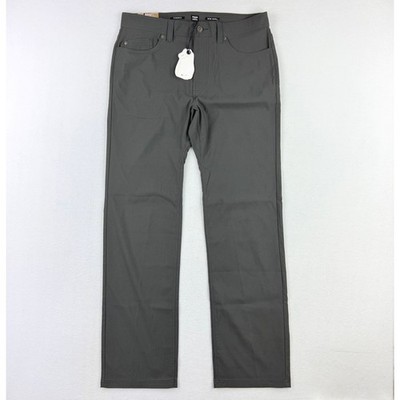 Prana Brion Pant II Size 40x34 Mens Standard Fit Straight Leg Dark Gray NWT