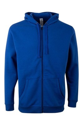 Byron Unisex Sweatshirt mit Reißverschluss und Kapuze, Königsblau, 2XL