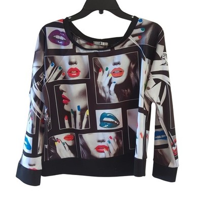 Lips Top, Pop/Mod Art Style, L