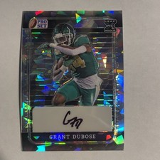 2023 Pro Set Grant Dubose Silver XRC /15 Auto #PA-GD1 Miles Charlotte Dolphins