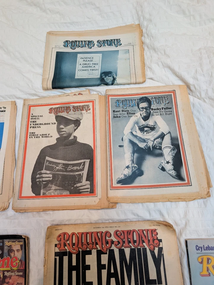 Rolling Stone Magazine 1969, 1970s, 1980's Lot of 10 Issues - Image 3 of 4