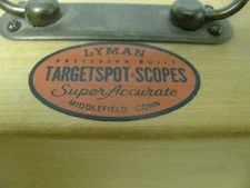 lyman super targetspot scope with case