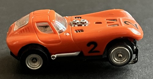 Aurora Cheetah, orange, ThunderJet Chassis, H.O. Slotcar, Anfang 70er Jahre