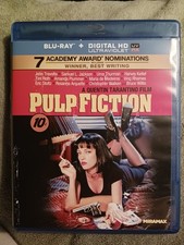 Pulp Fiction Blu-ray 1994 Quentin Tarantino John Travolta Samuel L. Jackson
