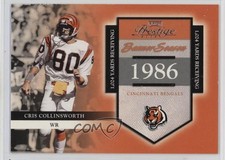 2002 Playoff Prestige Banner Season /1986 Cris Collinsworth #BS-5 17wy