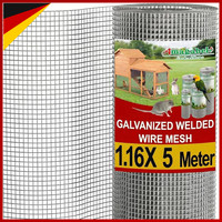Drahtgitter Rostfrei 1,16 X 5M WüHlmausgitter 6,3Mm Maschenweite 0,6Mm StäRke