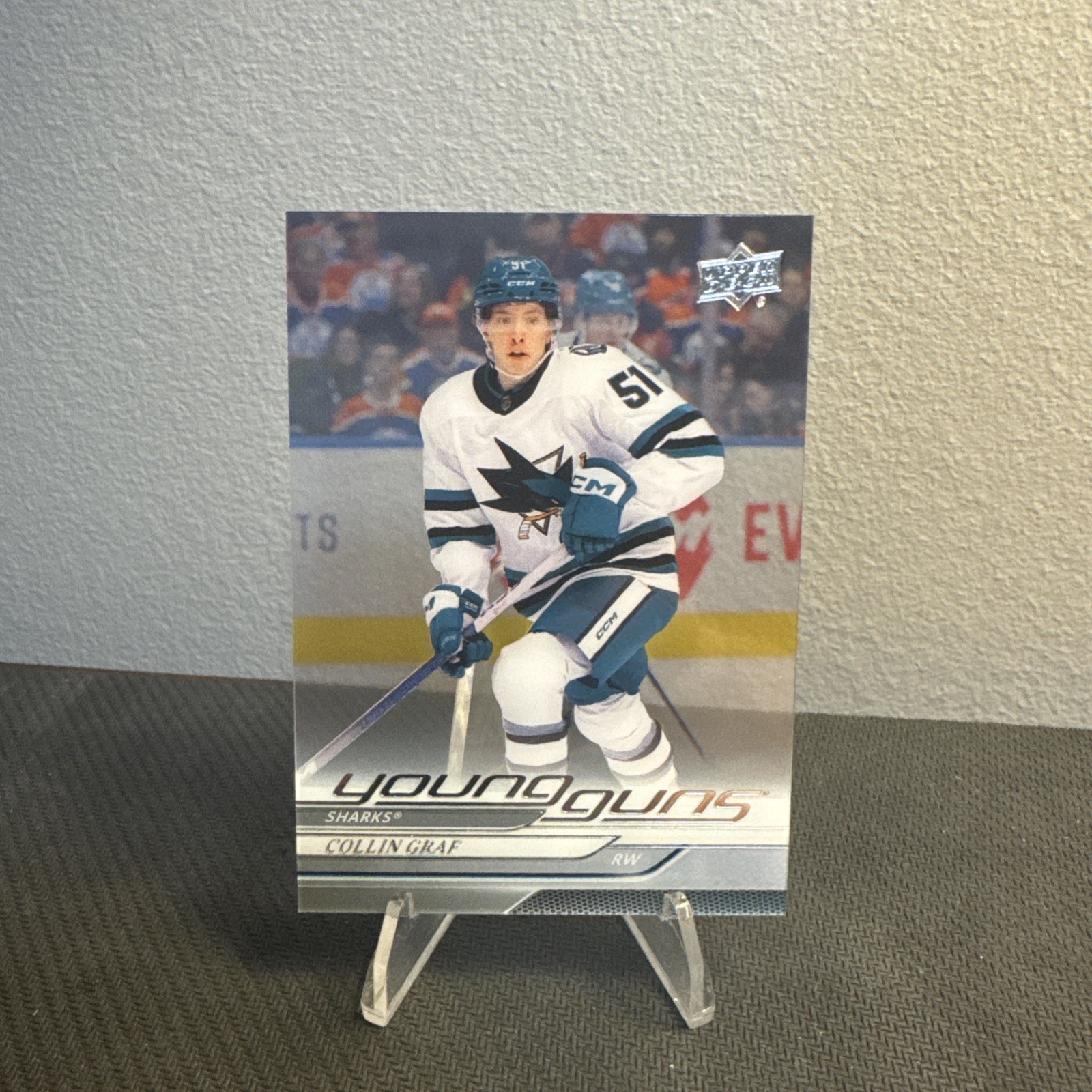 2024 Upper Deck Series 1 - Young Guns Collin Graf #223 Clear Cut (RC)