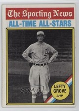 1976 Topps The Sporting News AllTime All-Stars Lefty Grove #350 HOF 1t8y