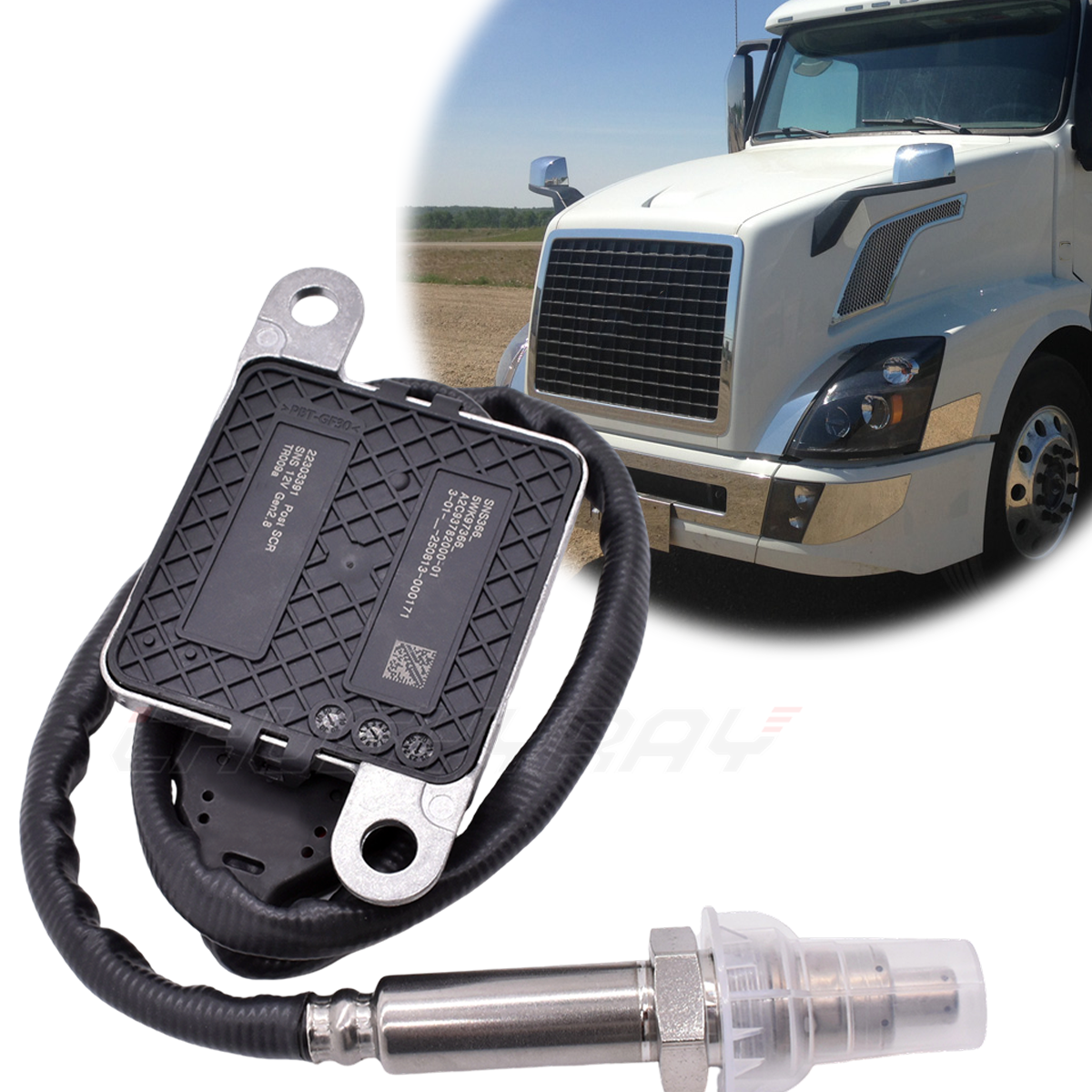 Outlet Nitrogen Nox Sensor For Volvo Truck VAH VNL VHD VNR VNM Mack MP8 22303391