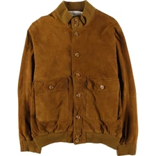 Vintage itallo Balster Jacket Suede Leather Blouson Men's Size L