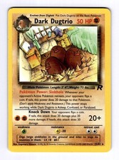dark dugtrio pokemon card value 1997 Japanese Rocket Gang #51 Holo Price Guide this attack does 20 damage plus 20 more damage Dark Dugtrio Pokemon Cards Price