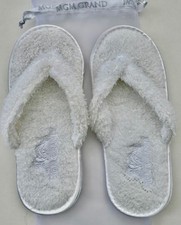 MGM Grand Las Vegas white Flip Flop slippers 10"