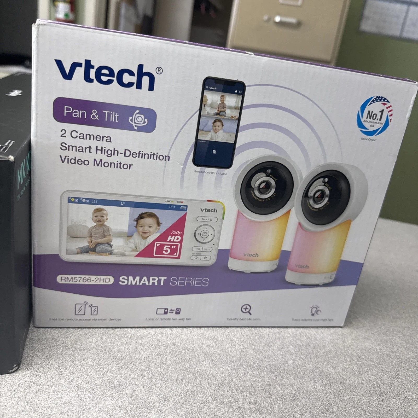 Vtech RM5766-2HD 5” Voice & Picture Baby Monitor
Opens in a new window or tab