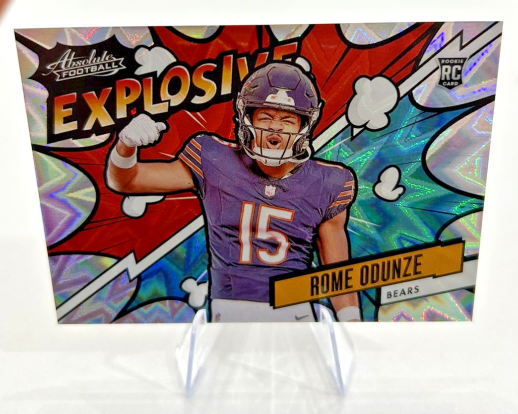 2024 Panini Absolute - Explosive Rome Odunze #EX-ROE Case Hit SSP (RC)
