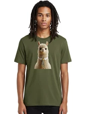 Acme-Llama Mens Graphic Tee, 100% Cotton, Casual Summer Wear