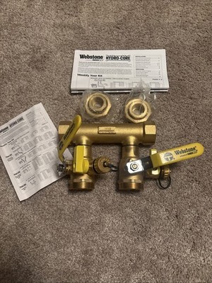 Webstone H-48354-43 Hydro-Core Double Ball Drain Valve Kit