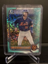 2022 Bowman Chrome Brett Baty Prospect BCP-5 Aqua Shimmer Refractor /125