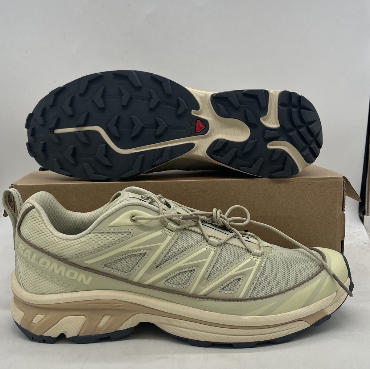 Salomon XT-6 Expanse Alfalfa Shortbread Aloe Wash Sneakers 474456 Mens Size  13