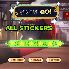 MONO-POLY GO STICKERS Album   Harry Potter GO  All 1-2-3-4-5-6 Star Cheap  FAST
