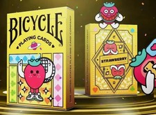 Tarjetas de juego de festival de fresas de bicicleta [importación de Asia]