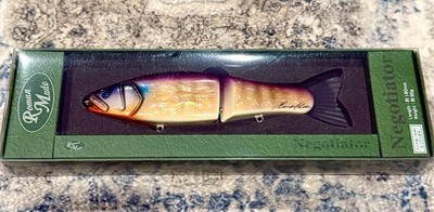 Roman Made Negotiator Bluegill Foiled Swimbait Glide Bait Big Bass Lure