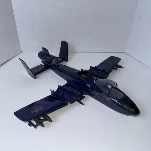 Vintage GI Joe-Hasbro ARAH-Cobra Rattler Jet-Incomplete-1984