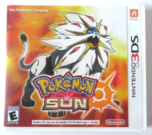 Pokémon Sun Nintendo 3DS CIB Complete w/ Case & Manual Authentic Tested