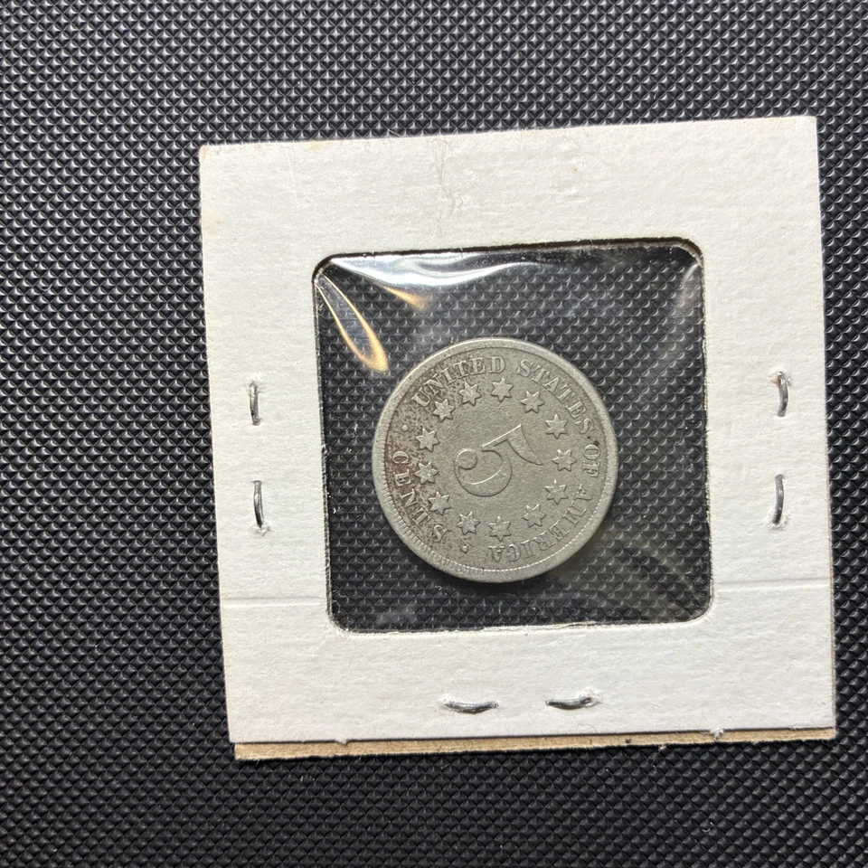 1869 Shield Nickel 5 Cents 5C Ungraded Post Civil War Date US Coin CC27267 - Image 3 of 4