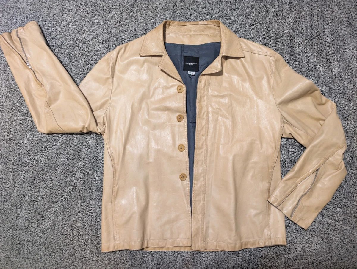 Costume National Coats, Jackets & Vests Leather Outer Shell for