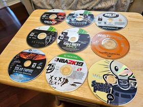 Xbox, Wii, Sega Dreamcast, PS2 Video Game Lot - 9x Games - COD, Skyrim, NBA, MLB