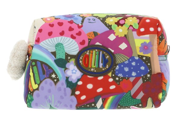 Oilily Pennys Pouch Kosmetiktasche Plantation Bunt Neu-image