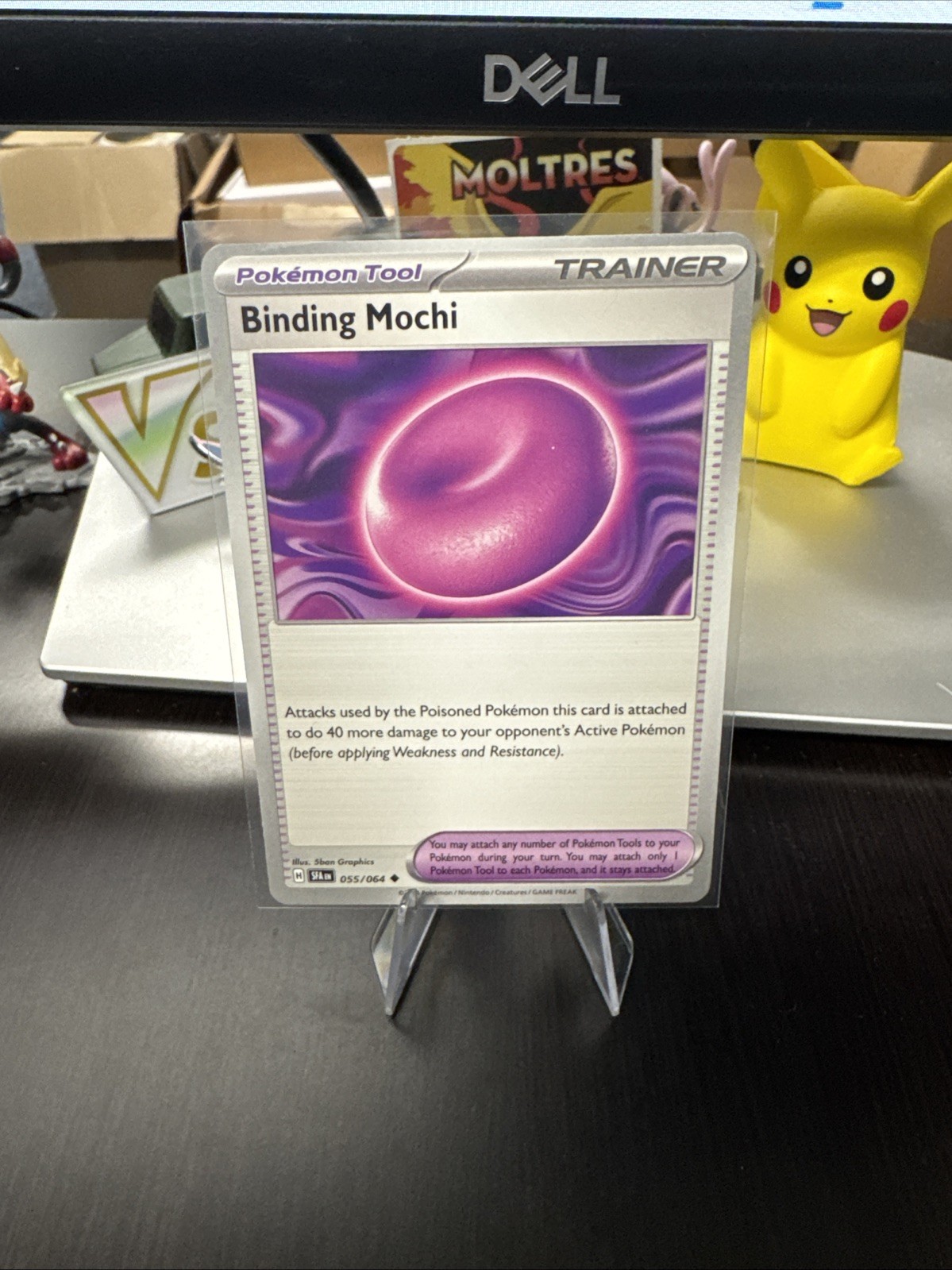Pokemon TCG Tool Card: BINDING MOCHI 55/64 | Uncommon | Shrouded Fable Free Ship