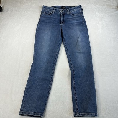 NYDJ Alina Lift Tuck Slim Ankle Jeans Women s Size 8 Blue Stretch Denim