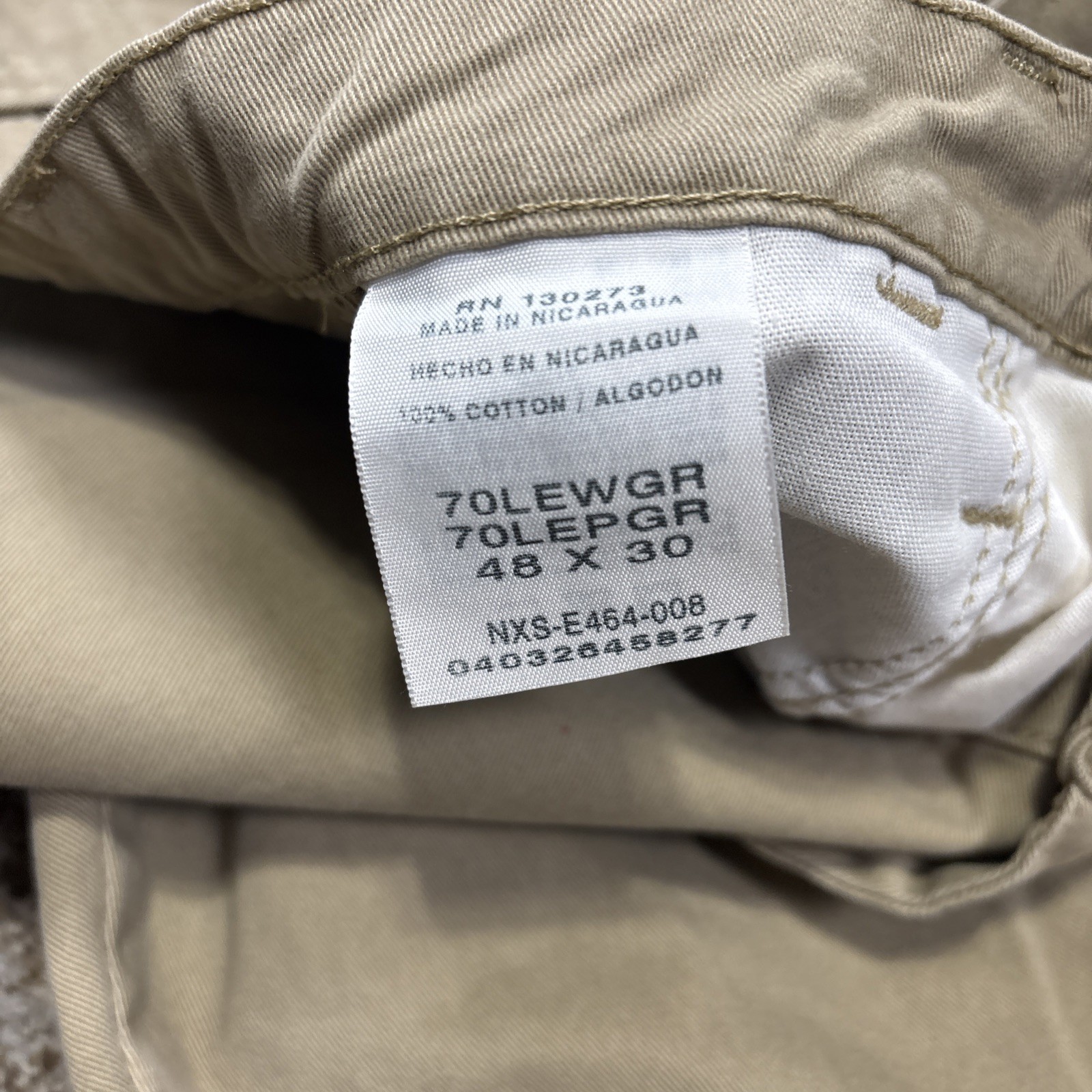 Wrangler Cargo Irregular Tan Cargo Jeans Pants Mens 48x30 Fits 48 X 31 New - View 10