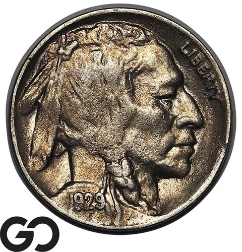 1929-D Buffalo Nickel, Choice AU+