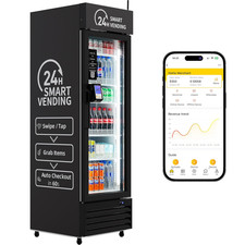 HAHA VENDING Smart AI Vending Machine 24H Retail Snack Drink Cooler