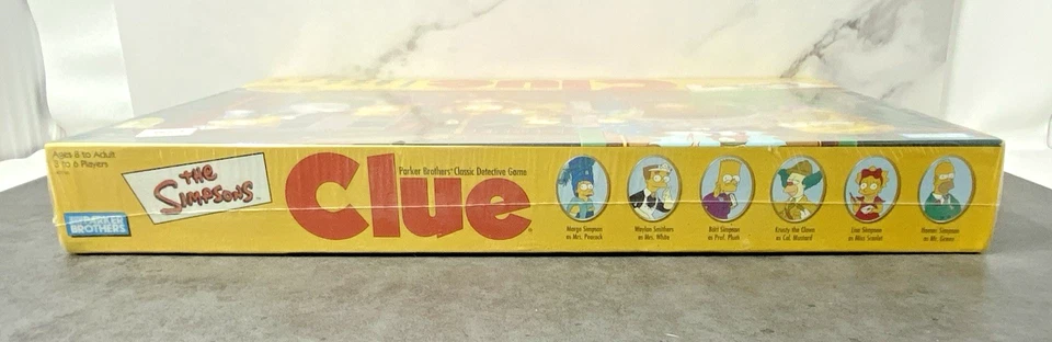 THE SIMPSONS Clue Board Game 2nd Edition 2002 Parker Brother -NEW SEALED - Image 3 of 4