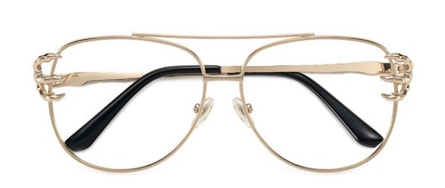 Anna-Karin Karlsson the Claw & the Moon Gold Sunglasses Dupe