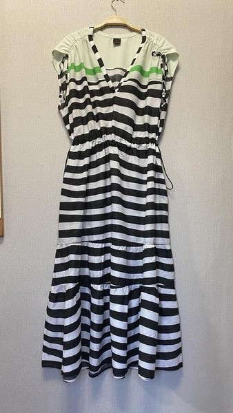 Women Bogner Dress White Cotton 44