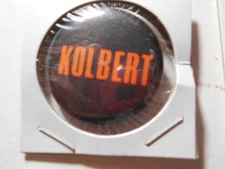 1-1/4" Kolbert unknown office and location cello pinback button