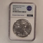 2017 W Burnished American Silver Eagle $1 Premier Select Series NGC MS70