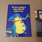 Super Metroid Super Nintendo SNES Insert & Poster Lot of 2